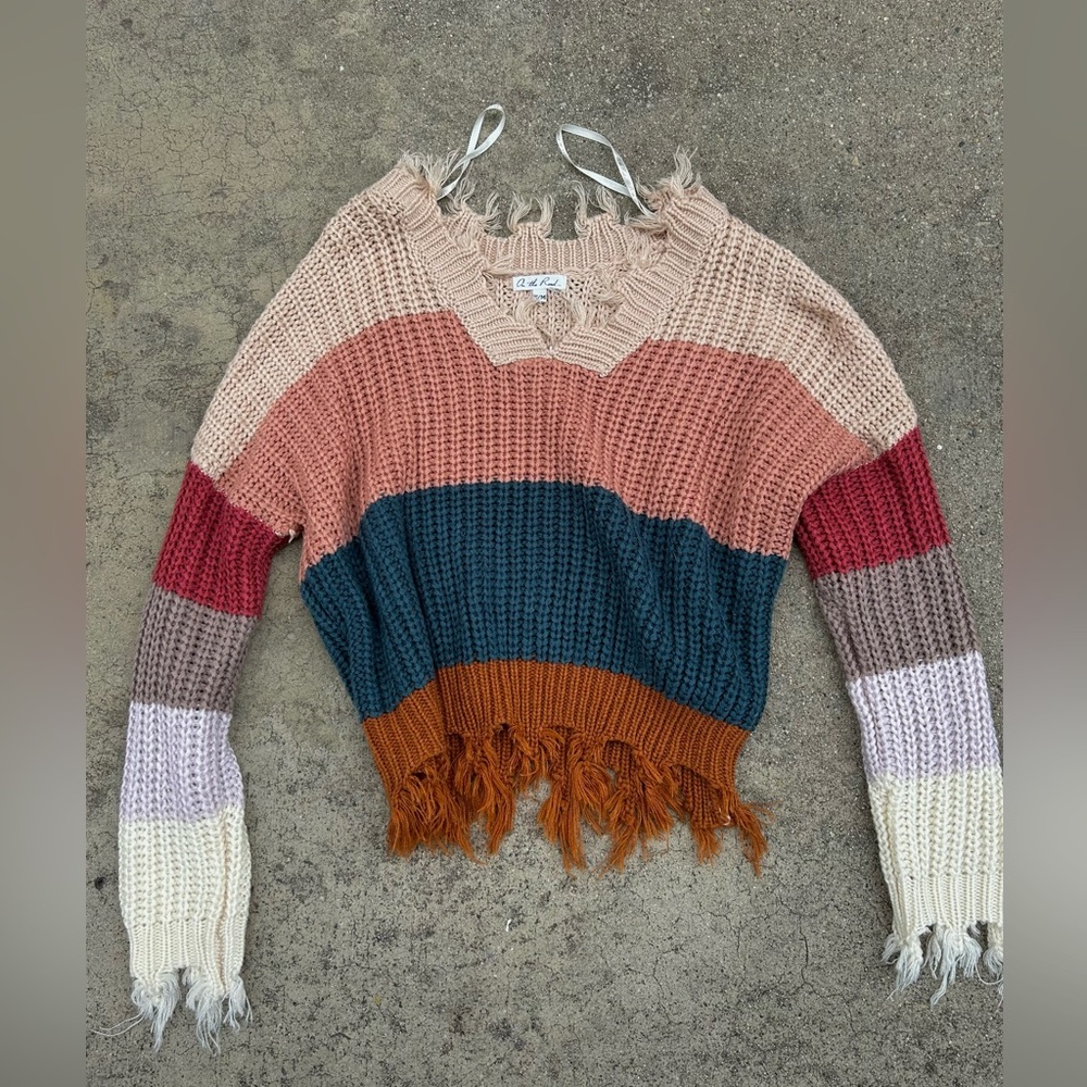 Multicolor Oversize Sweater (5 For $30)